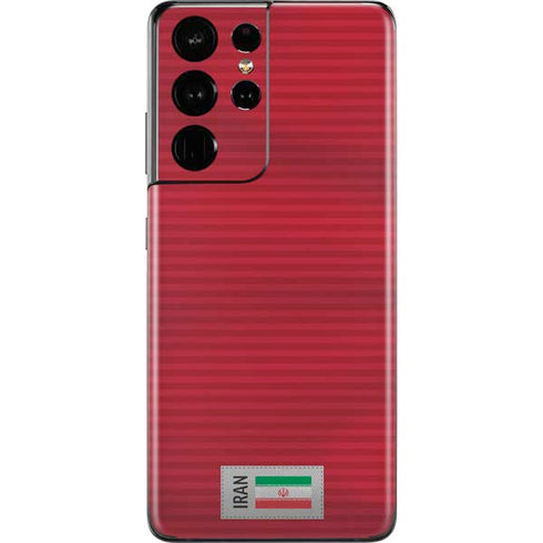 Iran Soccer Flag Galaxy S21 Ultra 5G Skin